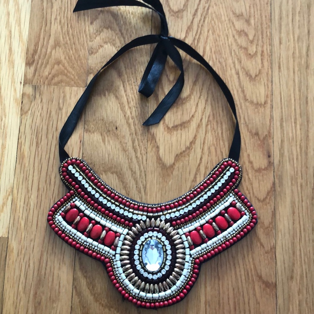 Beaded Bib Necklace